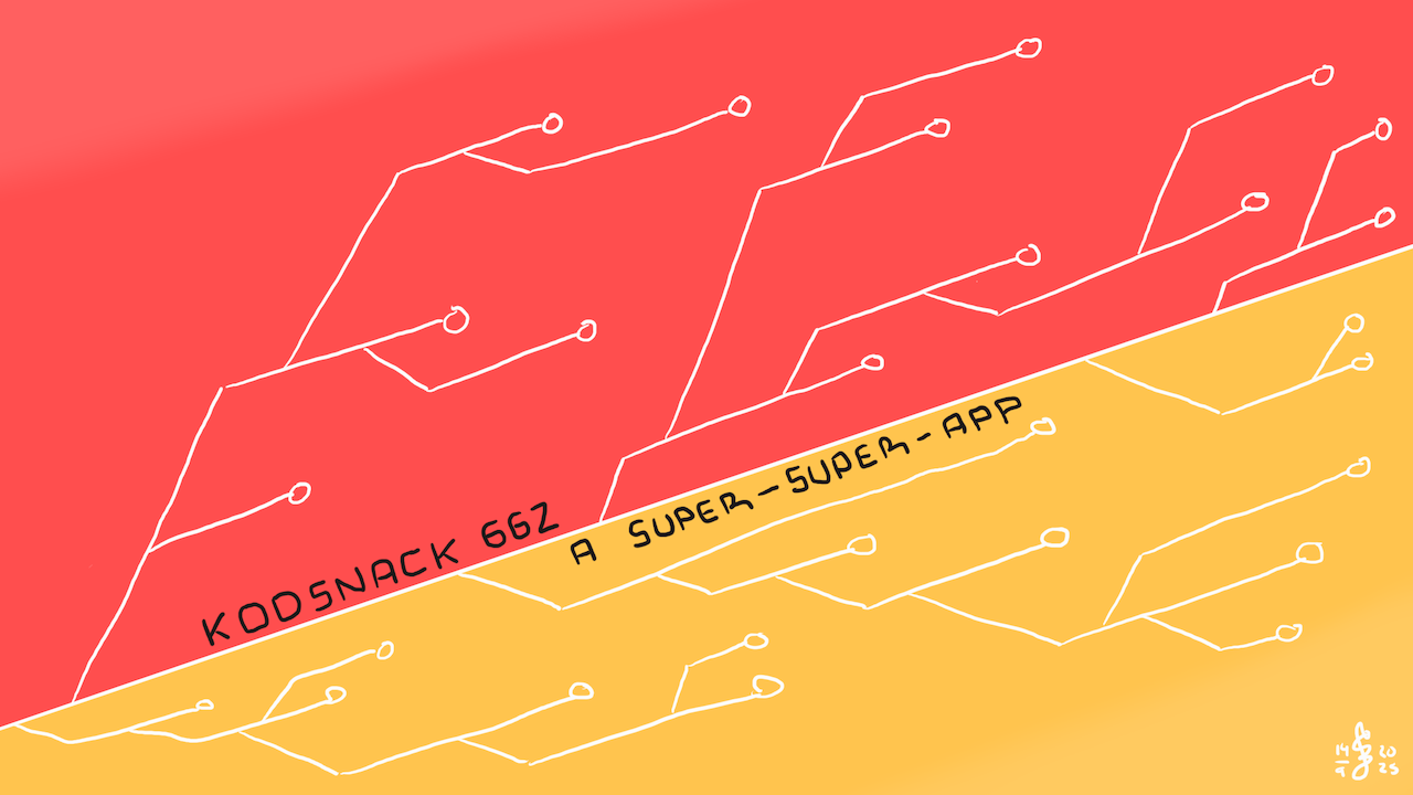 Kodsnack 662 - A super-super-app, with Teresa Wu