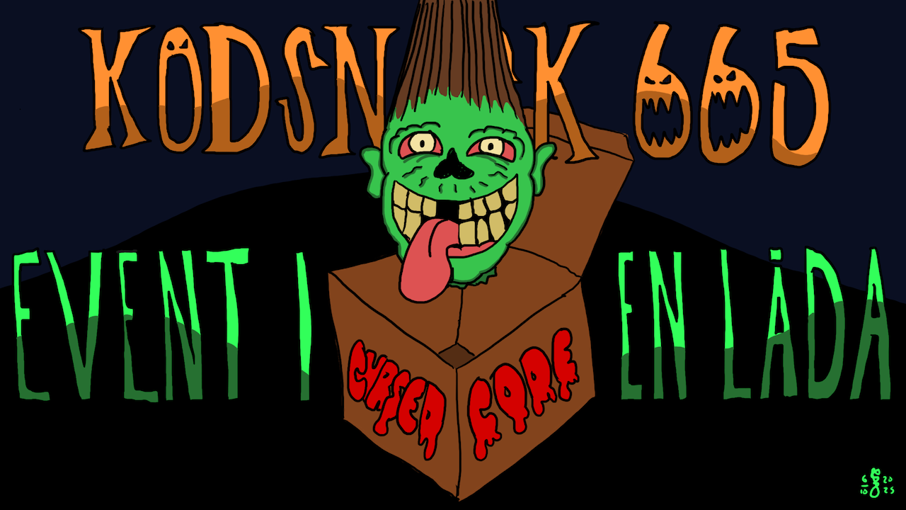 Kodsnack 665 - Event i en låda, med Gustav Nyberg och Malin Leverin