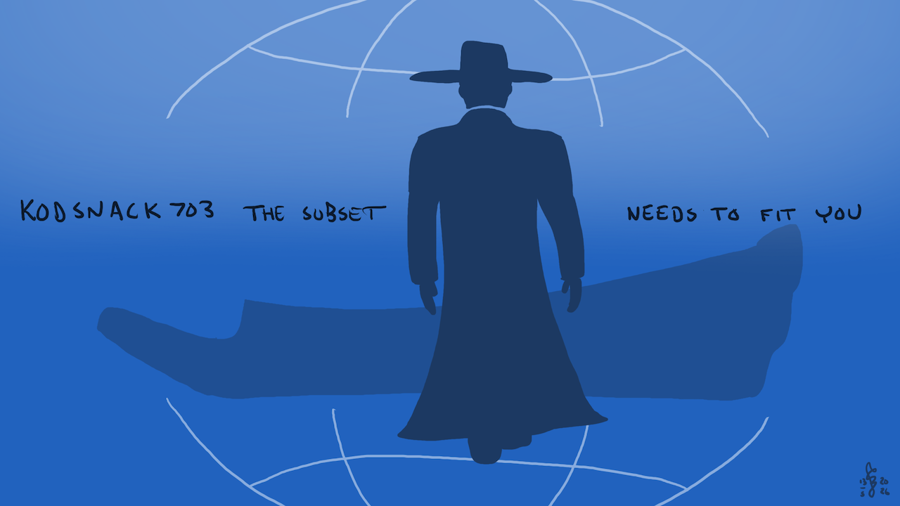Kodsnack 703 - The subset needs to fit you, with Harald Achitz