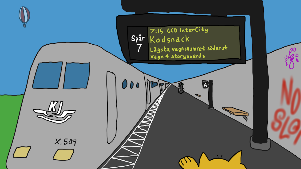 Kodsnack 715 - Lägsta vagnsnumret söderut, med Dan Berglund